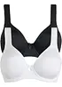 Reggiseno t-shirt con ferretto ed effetto lucido (pacco da 2), bonprix