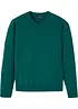 Maglione in filato fine con scollo a V, bonprix