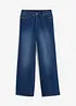 Jeans wide leg elasticizzati, vita media, bonprix