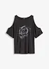 Maglia con cut-out in viscosa, bonprix
