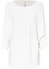 Maglione oversize a costine in misto viscosa, bonprix