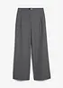 Pantaloni con pinces, vita alta e cinta comoda, bonprix