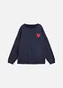 Felpa oversize in cotone biologico, bonprix