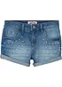 Shorts di jeans a vita media, bonprix