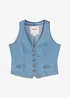 Gilet in jeans elasticizzato, bonprix