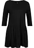 Maglia lunga in viscosa con balza, bonprix