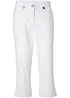 Pantaloni cropped in bengalina con fascia comoda in vita, bonprix