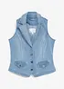 Gilet in denim elasticizzato, bonprix