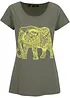 T-shirt in cotone biologico con stampa, bonprix
