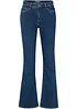 Jeans in cotone biologico bootcut, vita media, bonprix
