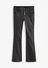 Pantaloni in similpelle a zampa, bonprix