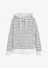 Felpa con cappuccio in misto cotone, bonprix