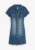 Abito in jeans con bottoni, bonprix