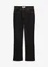 Jeans straight elasticizzati, vita media, bonprix