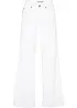 Jeans wide leg elasticizzati, vita media, bonprix