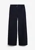 Jeans wide leg con cinta comoda, vita alta, bonprix
