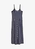 Abito estivo in jersey con abbottonatura e fantasia a righe, bonprix