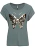 Maglia con paillettes, bonprix