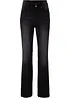 Jeans bootcut modellanti, vita media, bonprix