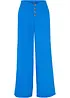 Pantaloni a palazzo lunghi  in misto lino, bonprix