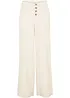 Pantaloni a palazzo lunghi  in misto lino, bonprix