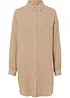 Camicetta lunga oversize in mussola, bonprix