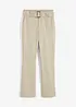 Pantaloni elasticizzati con cintura, bonprix
