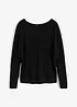 Maglia a maniche lunghe in misto viscosa morbido, bonprix