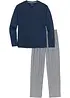 Pigiama in cotone a maniche lunghe, bonprix
