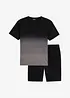 T-shirt e bermuda in felpa di puro cotone  (set 2 pezzi), bonprix