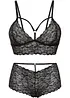 Reggiseno bustier e panty ouvert (set 2 pezzi), bonprix