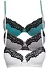Reggiseno con coppe preformate e ferretto (pacco da 3), bonprix