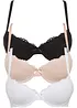 Reggiseno con coppe preformate e ferretto (pacco da 3), bonprix