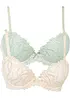 Reggiseno con coppe preformate e ferretto (pacco da 2), bonprix