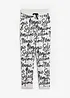 Pantaloni stampati con elastico in vita, bonprix