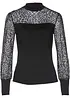Maglia a maniche lunghe in misto viscosa morbido, bonprix