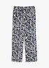 Pantaloni con elastico in vita in viscosa fluente, bonprix
