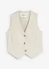 Gilet in puro lino, bonprix