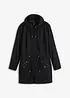 Parka corto in cotone a collo alto con coulisse, bonprix