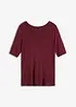 Maglia con scollo rotondo in viscosa morbida, bonprix