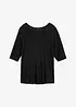 Maglia con scollo rotondo in viscosa morbida, bonprix