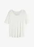 Maglia con scollo rotondo in viscosa morbida, bonprix