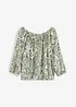 Blusa fantasia in viscosa fluente, bonprix