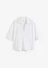 Blusa in misto lino e viscosa fresco, bonprix