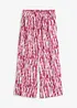 Pantaloni con elastico in vita in viscosa fluente, bonprix