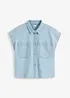 Camicia di jeans boxy cropped, bonprix