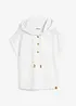 Maglia serafino con cappuccio, bonprix