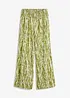 Pantaloni ampi con cintura smok, bonprix