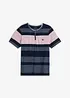 Maglia serafino a maniche corte, bonprix