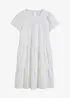 Abito con ricami traforati, bonprix